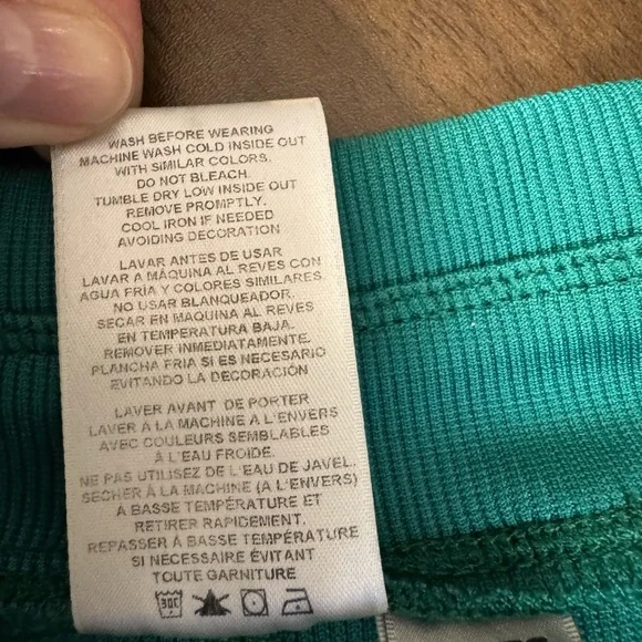 Teal Green Cargo Jogger Scrub Pants - Picture 4 of 10